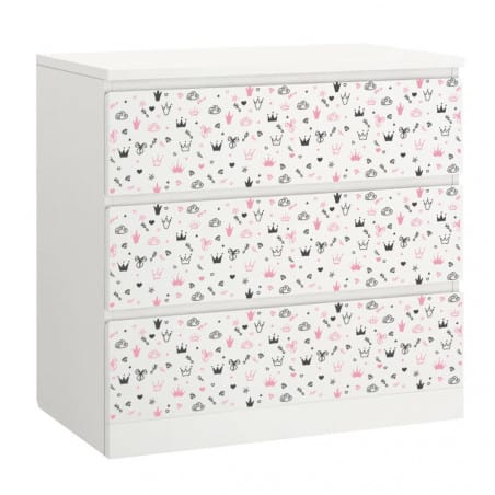 Lot De Stickers Princesse Pour Tiroirs Sur Meubles Ikea Malm Mimalm