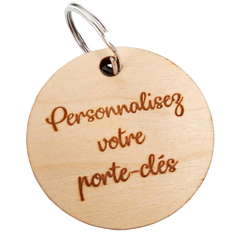 Porte Cl S Rond En Bois Personnalis Bois