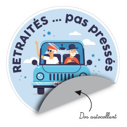 Sticker Retraités à bord