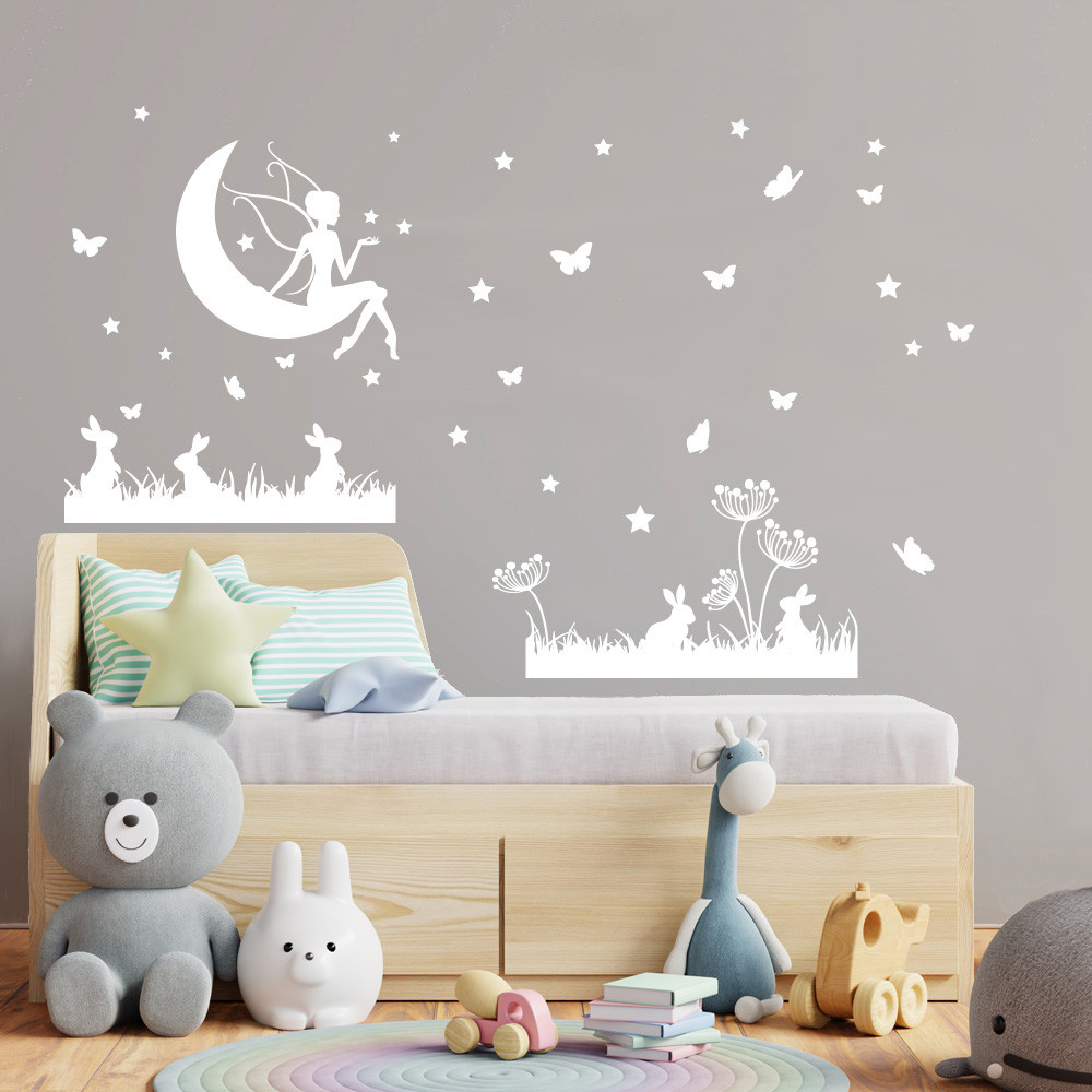 Sticker Chambre Enfant Papillons Décoratifs Personnalisable - TenStickers