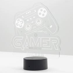 lampe veilleuse manette jeu vidéo gamer