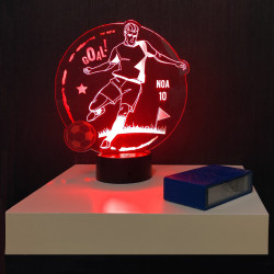 lampe veilleuse foot led couleur rouge