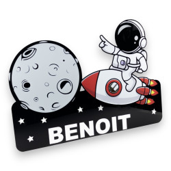 Tête de lit personnalisée décoration astronaute