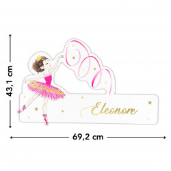 Dimensions tête de lit danseuse plexi blanc