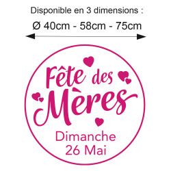 sticker fête des mères personnalisé