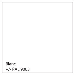 adhésif blanc brillant RAL 9003