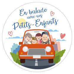 sticker en balade avec nos petits-enfants