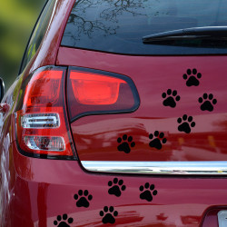 pattes de chat autocollantes pour voiture