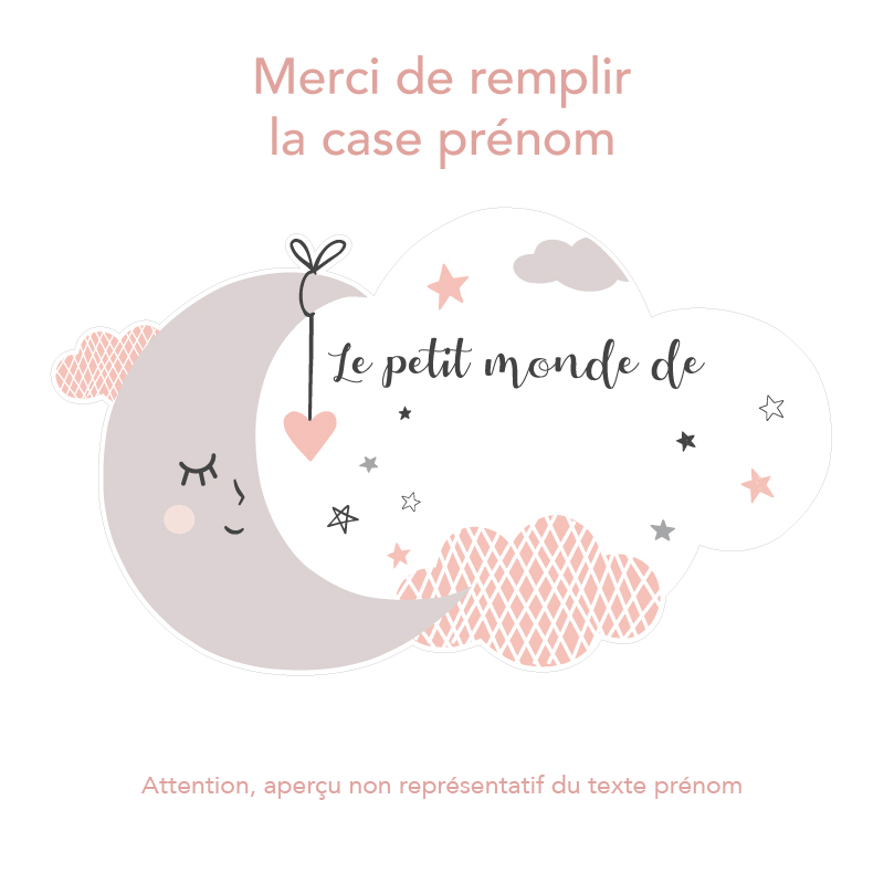 PiccolaLuna - Votre sticker personnalisé prénom, c'est par ici 💟 ➡️